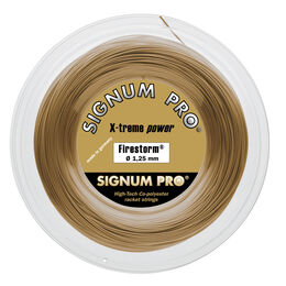 Tenisové Struny Signum Pro Firestorm 200m gold metallic